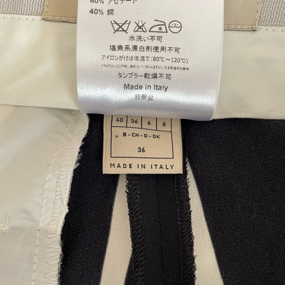 Emilio Pucci Silk Stripe Wide Leg Trouser - Picture 7 of 13